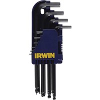 Irwin T10757 10 Piece Long Arm Ball End Hex Key Set