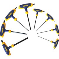 Irwin 8 Piece T Handle Hexagon Allen Key Set Metric