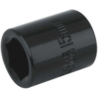 Sealey 3/8" Drive Hexagon Impact Socket Metric