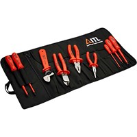 ITL 9 Piece Electricians Insulated General Purpose Tool Kit in Roll ITL 9 Piece Electricians Insulated General Purpose Tool Kit in Roll
