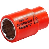 ITL 3/8" Drive Insulated Bi Hexagon Socket 