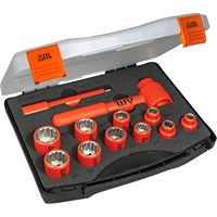ITL 12 Piece 3/8" Drive Insulated Bi Hexagon Socket Set