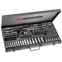 Facom J.451EP 58 Piece 3/8" Drive Socket and Bit Set Metric