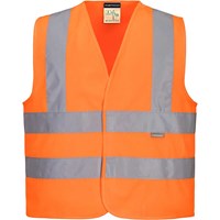 Portwest Junior Childrens Hi Vis Waistcoat Portwest Junior Childrens Hi Vis Waistcoat