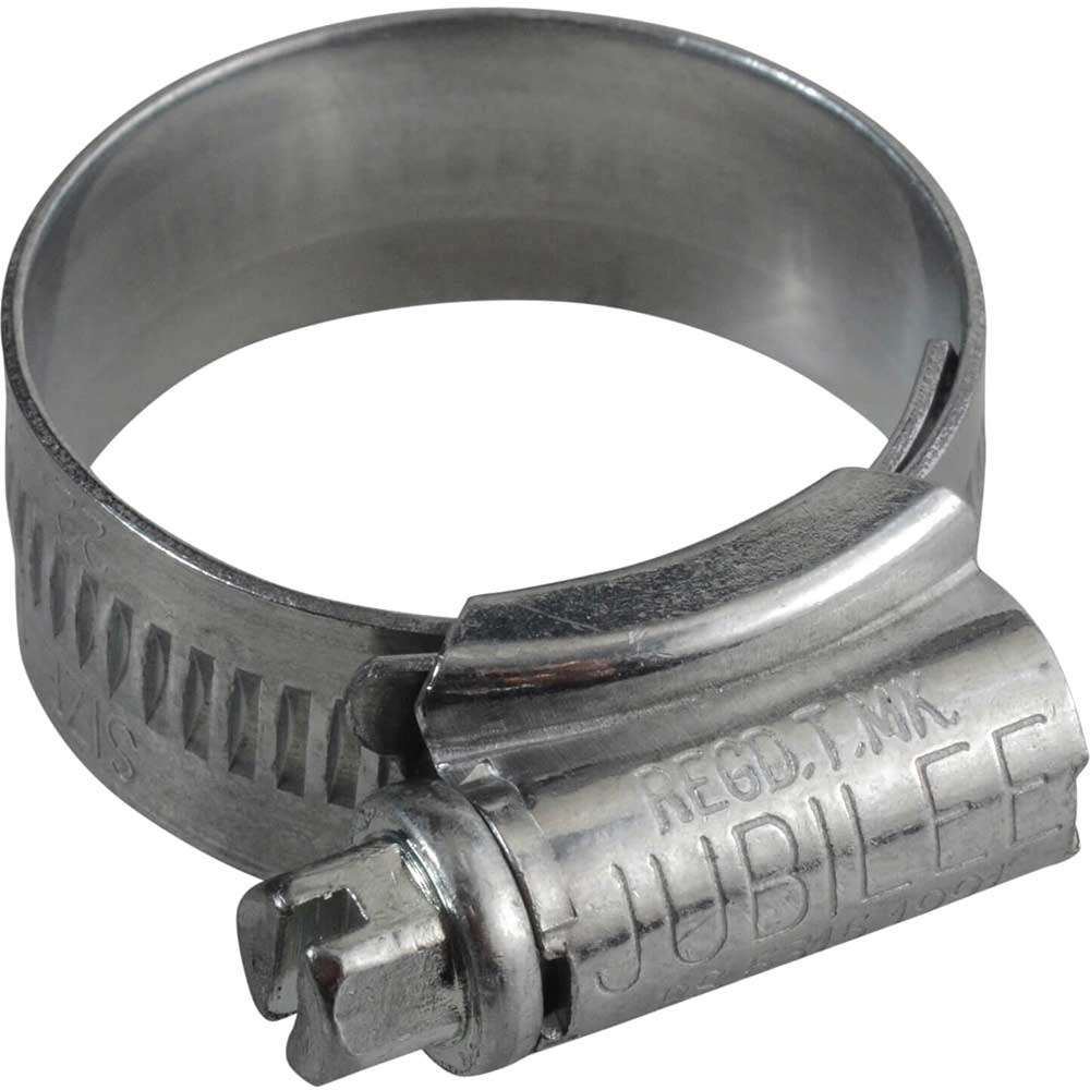 Jubilee Zinc Plated Hose Clip 22mm - 30mm Pack of 1