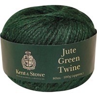Kent and Stowe Jute Garden Twine Green