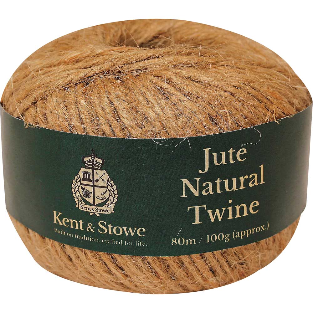Kent And Stowe Jute Garden Twine Natural 80M