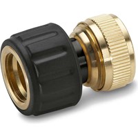 Karcher Brass Aqua Stop Garden Hose Connector