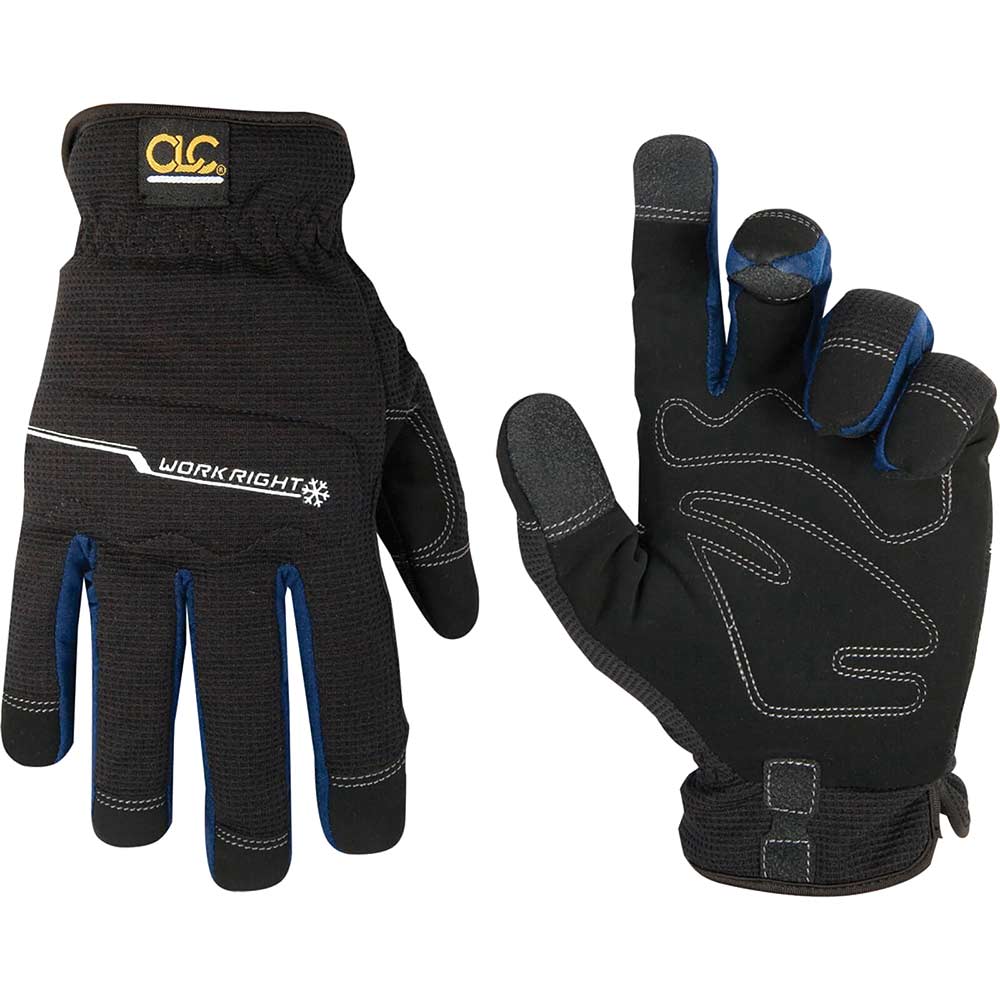 Kunys Flex Grip Workright Lined Winter Gloves - Size L