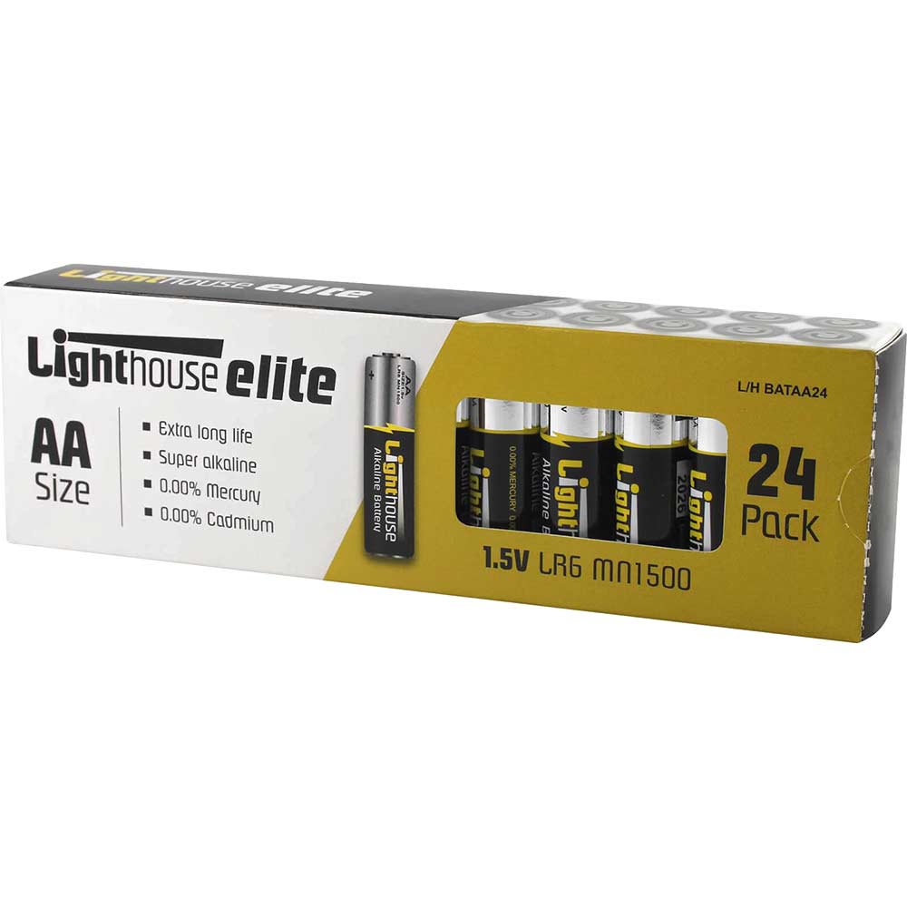 Lighthouse LR6 Extra Long Life AA Alkaline Batteries