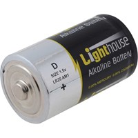 Lighthouse LR20 Extra Long Life D Alkaline Batteries Lighthouse LR20 Extra Long Life D Alkaline Batteries