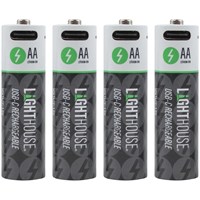 Lighthouse USB-C Rechargeable Li-ion AA Battery 