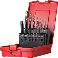 Dormer L113-202 14 Piece HSS E001 Spiral Point Tap & A002 Drill Set Dormer L113-202 14 Piece HSS E001 Spiral Point Tap & A002 Drill Set