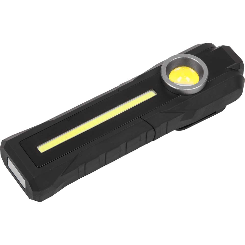 Sealey Black Cob Smd Led Rechargeable 3 In 1 Inspection Light Torch 3In