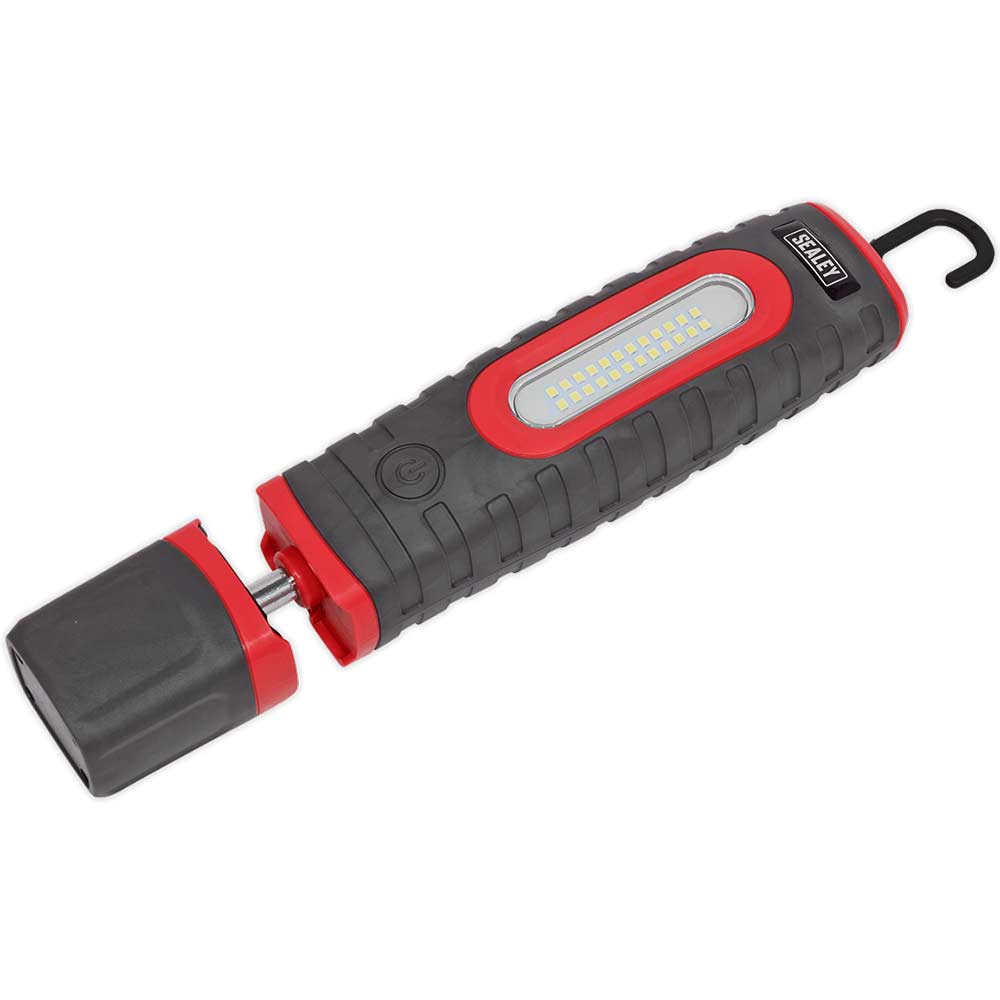 Sealey Red Rechargeable 360 Inspection Lamp And Batteries Size 2