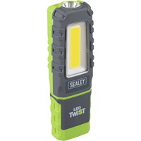 Sealey LED Twist Rechargeable Inspection Light 5W Cob & 1W SMD Sealey LED Twist Rechargeable Inspection Light 5W Cob & 1W SMD