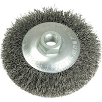 Lessmann 0.35 Cimped Steel Wire Conical Bevel Brush Lessmann 0.35 Cimped Steel Wire Conical Bevel Brush
