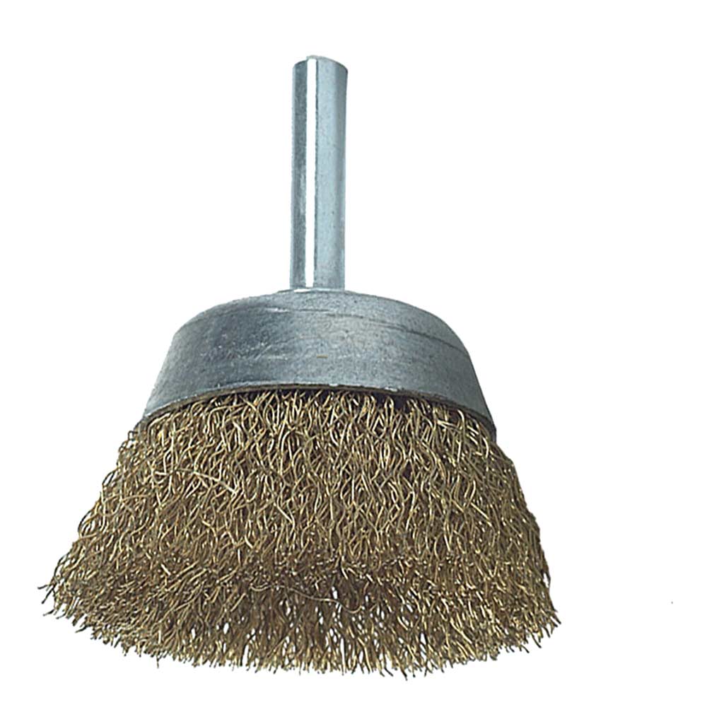Lessmann Brass Wire Diy Cup Brush Size 0.25