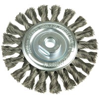 Lessmann 0.35 Steel Wire Knot Wheel Brush Lessmann 0.35 Steel Wire Knot Wheel Brush