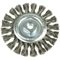 Lessmann 0.5 Stainless Steel Wire Knot Wheel Brush Lessmann 0.5 Stainless Steel Wire Knot Wheel Brush