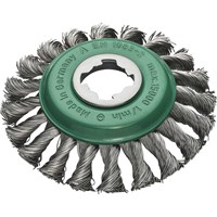 Lessmann X Lock Non Sparking Stainless Steel Knotted Wire Wheel  Lessmann X Lock Non Sparking Stainless Steel Knotted Wire Wheel