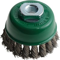 Lessmann 0.5 Stainless Steel Wire Knot Cup Brush Lessmann 0.5 Stainless Steel Wire Knot Cup Brush