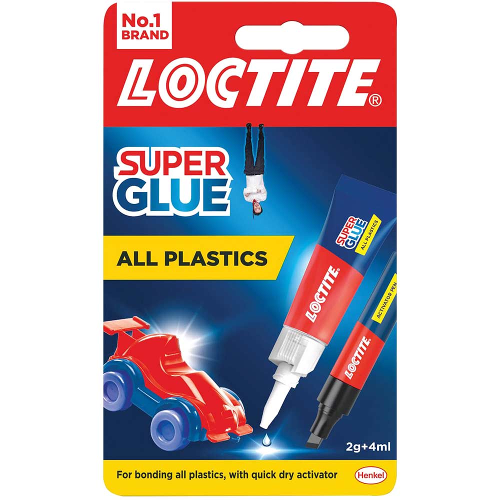 Loctite All Plastics Super Glue And Activator Pen 4Ml