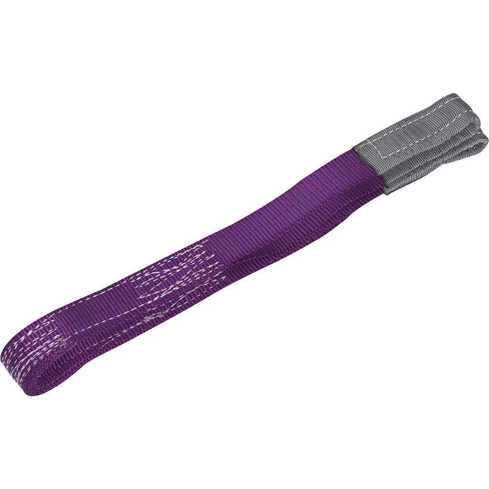Sealey Purple Duplex Lifting Strap Reinforced Sling 1000Kg