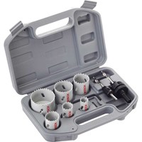 Bosch 9 Piece Plumbers HSS Bi Metal Hole Saw Set Bosch 9 Piece Plumbers HSS Bi Metal Hole Saw Set
