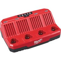 Milwaukee M12 C4 12v 4 Bay Multi Battery Charger Milwaukee M12 C4 12v 4 Bay Multi Battery Charger