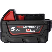 Milwaukee M18 B5-CR 18v Cordless Chemical Resistant Li-ion Battery 5ah Milwaukee M18 B5-CR 18v Cordless Chemical Resistant Li-ion Battery 5ah