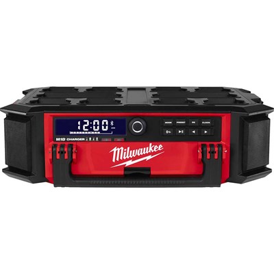 Milwaukee M18 PRCDAB+ 18v Cordless Packout Radio and Battery Charger