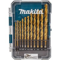 Makita 13 Piece HSS TiN Drill Bit Set