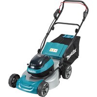 Makita DLM446 Twin 18v LXT Cordless Brushless Lawnmower 460mm 