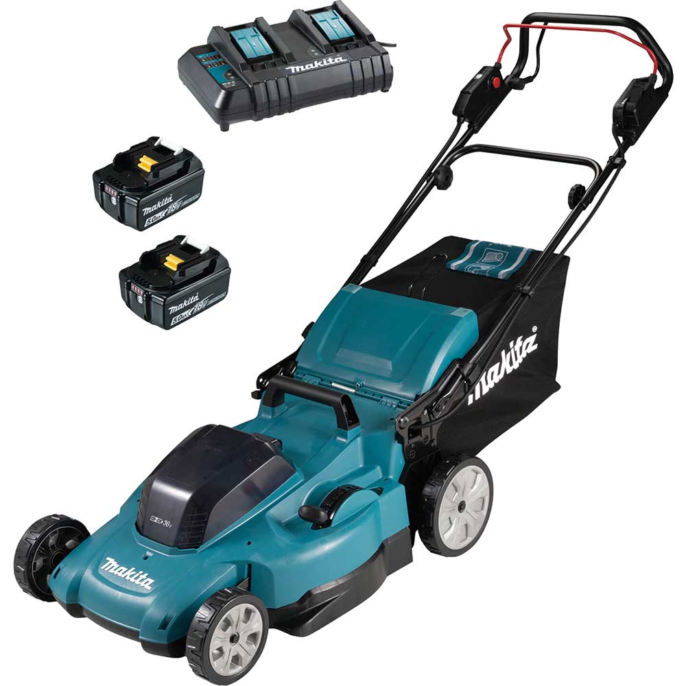 Makita Dlm539 Twin 18V Lxt Cordless Lawnmower 530Mm Size 10