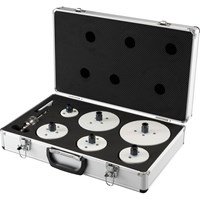 Makita EzyChange 8 Piece Universal Bi Metal Hole Saw Set Makita EzyChange 8 Piece Universal Bi Metal Hole Saw Set