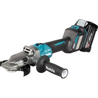 Makita GA055G 40v Max XGT Cordless Brushless Flat Head Slide Switch Angle Grinder 125mm 