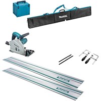 Makita SP6000K6 Plunge Cut Circular Saw and Guide Rail Accessory 6 Piece Set Makita SP6000K6 Plunge Cut Circular Saw and Guide Rail Accessory 6 Piece Set