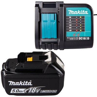 Makita 18v LXT Cordless Li-ion Battery and Charger Pack 5ah