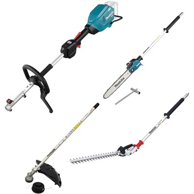 Makita UX01G 40v Max XGT Cordless Brushless Split Shaft Garden Multi Tool Set