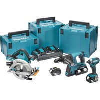 Makita DLX3049PTJ 18v LXT Cordless 3 Piece Power Tool Kit Makita DLX3049PTJ 18v LXT Cordless 3 Piece Power Tool Kit