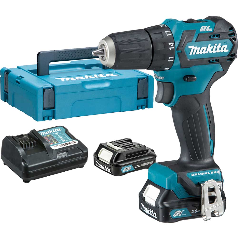 Makita Light Df332d 12V Cxt Cordless Brushless Drill Driver Size 12