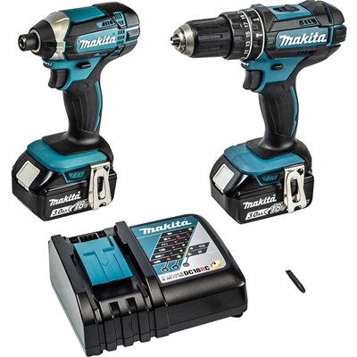 Makita DLX2131 18v LXT Cordless Combi Drill and Impact Driver Kit