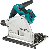 Makita DSP600 Twin 18v LXT Cordless Brushless Plunge Saw 165mm Makita DSP600 Twin 18v LXT Cordless Brushless Plunge Saw 165mm