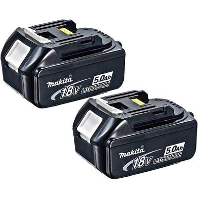 Makita BL1850B 18v Cordless Li-ion Battery 5ah Pack of 2