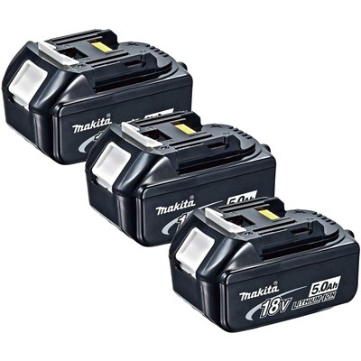 Makita BL1850B 18v Cordless Li-ion Battery 5ah Pack of 3