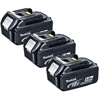 Makita BL1850B 18v Cordless Li-ion Battery 5ah Pack of 3 Makita BL1850B 18v Cordless Li-ion Battery 5ah Pack of 3