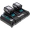 Makita DC18RD 18v Twin Charger and 2 Li-ion Batteries 3ah 