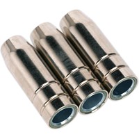Sealey 3 Piece MIG955 Conical Mig Nozzles TB14/15 Sealey 3 Piece MIG955 Conical Mig Nozzles TB14/15