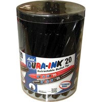 Markal Dura Ink 20 Retractable Fine Bullet Tip Permanent Marker Pen